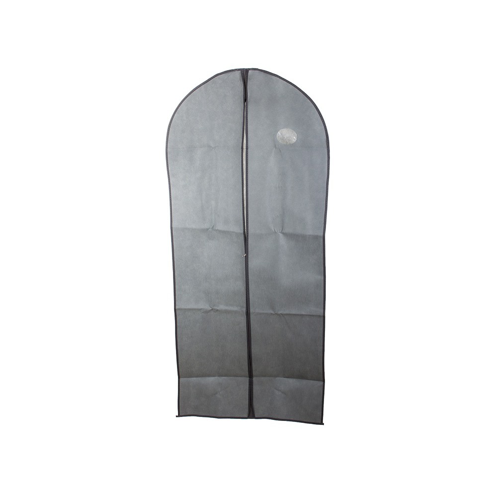 Housse de protection pour vêtements 60x137cm avec fermeture éclair gris megamix.sk