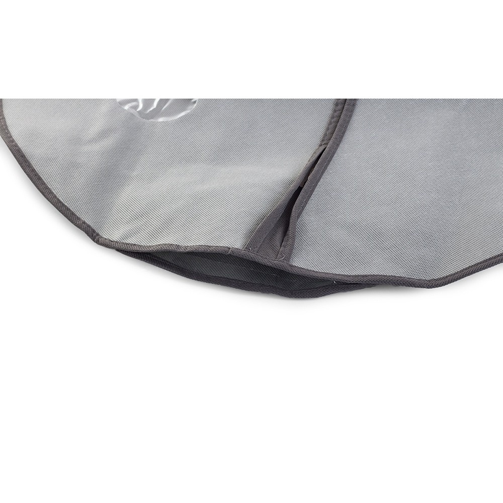 Housse de protection pour vêtements 60x137cm avec fermeture éclair gris megamix.sk