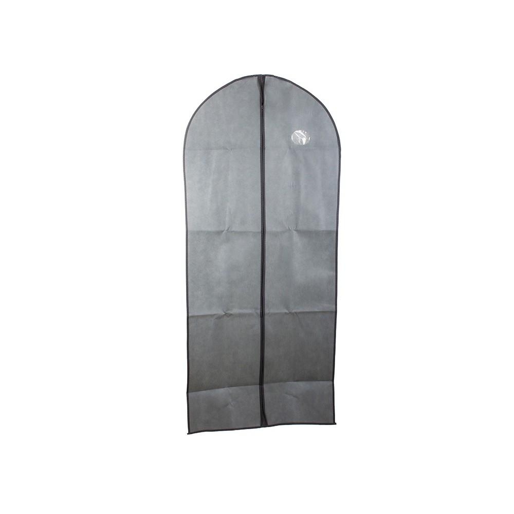 Housse de protection pour vêtements 60x137cm avec fermeture éclair gris megamix.sk