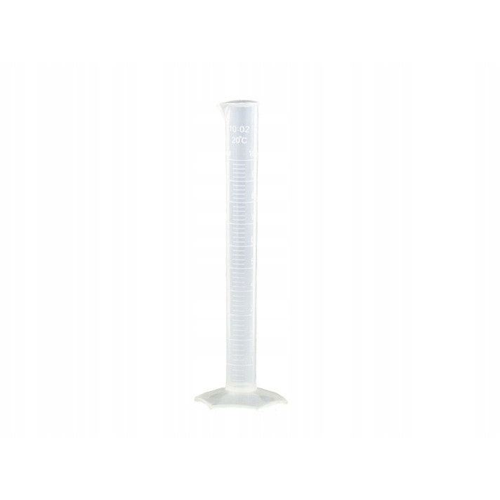 cylindre doseur PP 10ml en verre calibré en relief megamix.sk