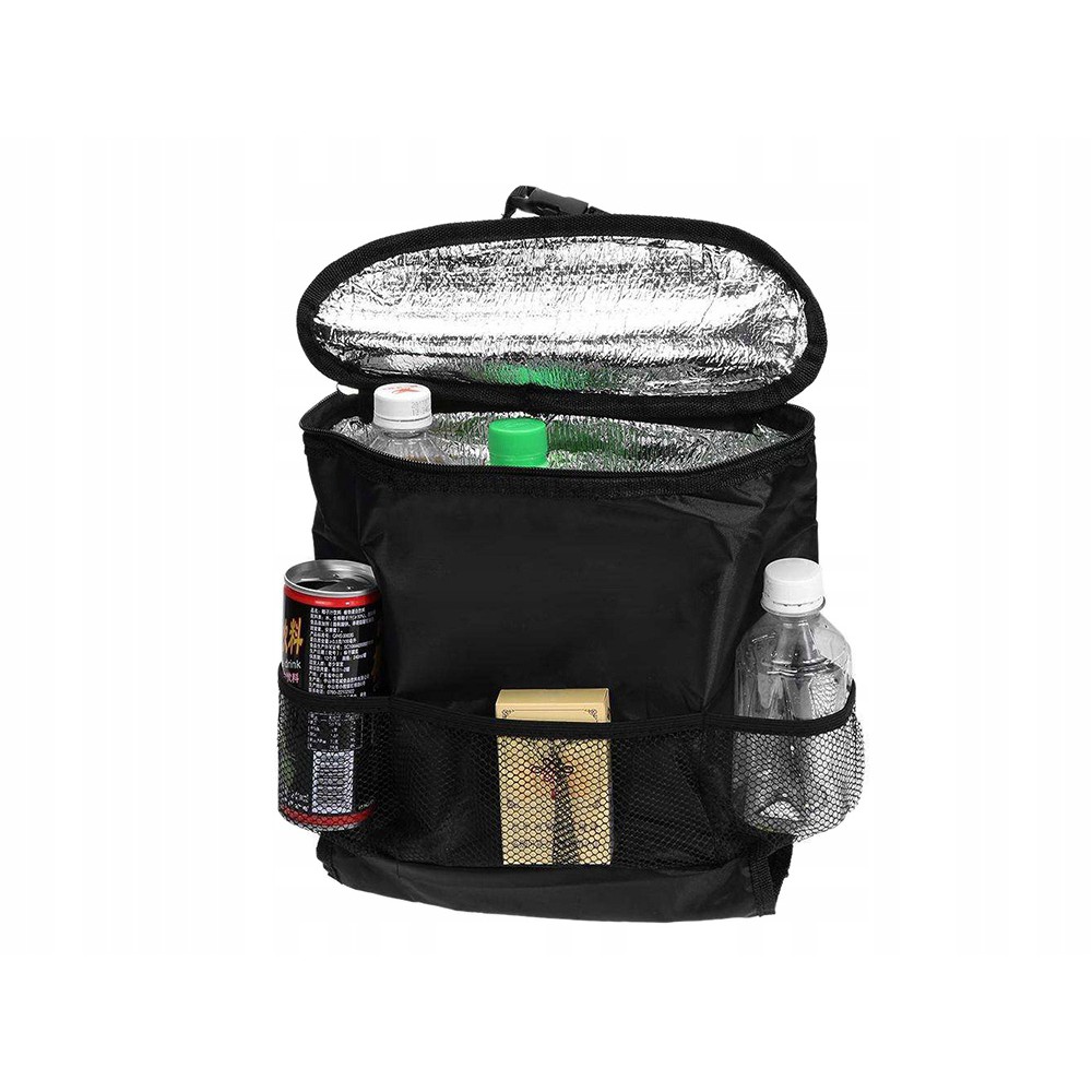 Organisateur sac isotherme pour voiture sur siège 35x28x10cm noir megamix.sk