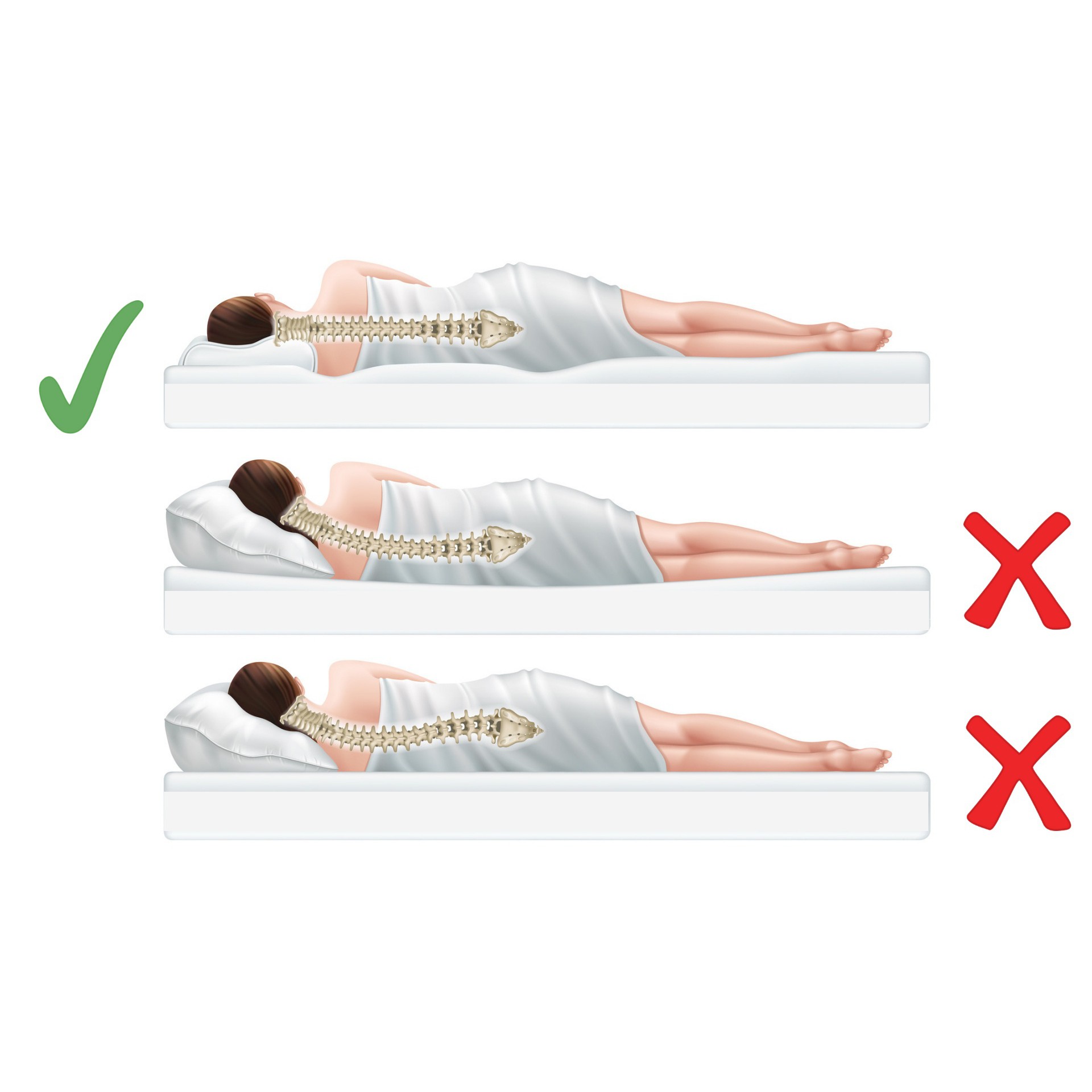 oreiller orthopédique thermoplastique ALOES 40x60cm anti-allergique blanc megamix.sk