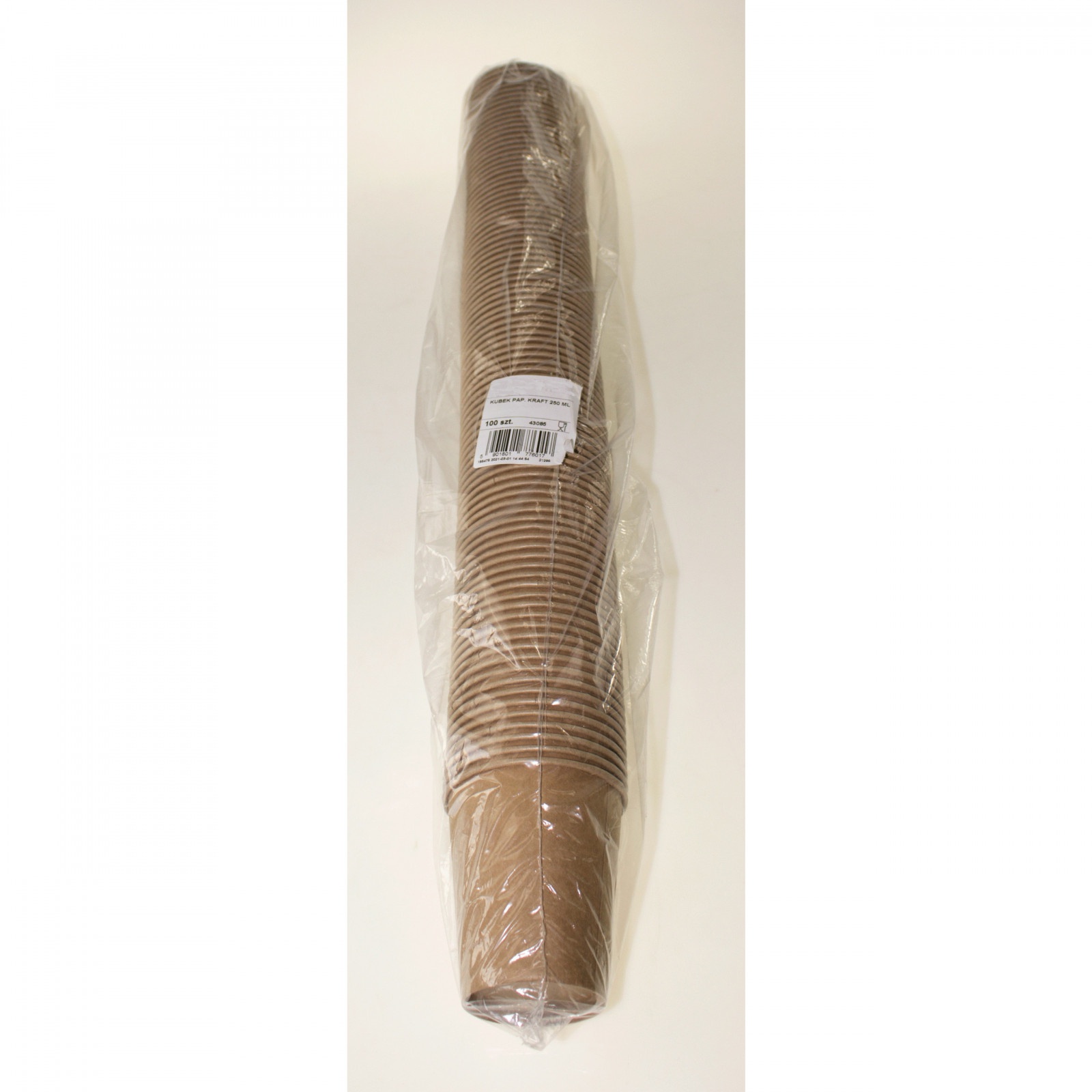 Gobelets en papier Eco 250ml brun 100pcs 9cm megamix.sk