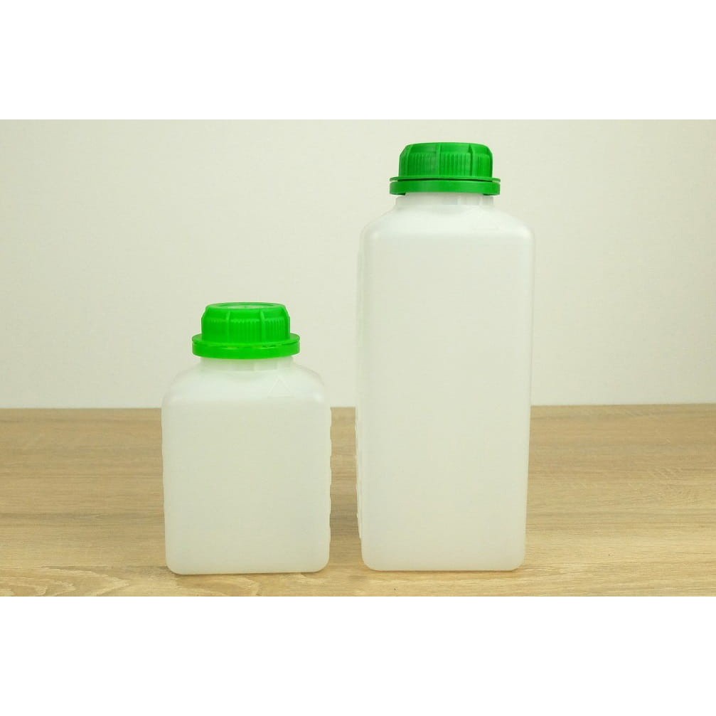 Bouteille en plastique avec bouchon vert 1l 220x90mm megamix.sk