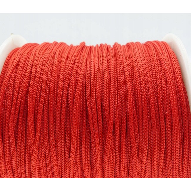 corde tressée 40m 0.8mm rouge polyester megamix.sk