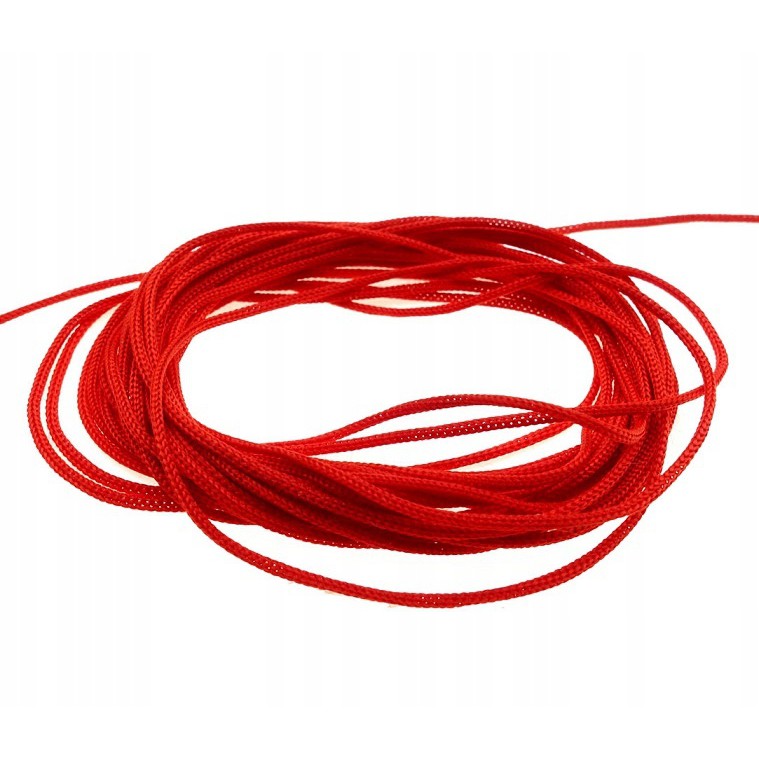 corde tressée 40m 0.8mm rouge polyester megamix.sk