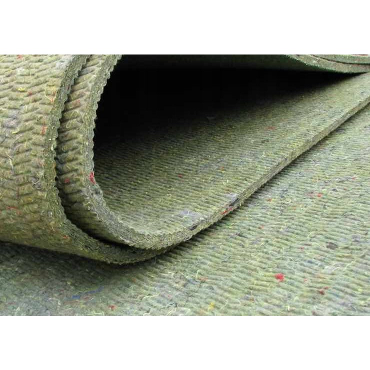 Tapis en feutre insonorisant Poroso sans colle 10 mm vert megamix