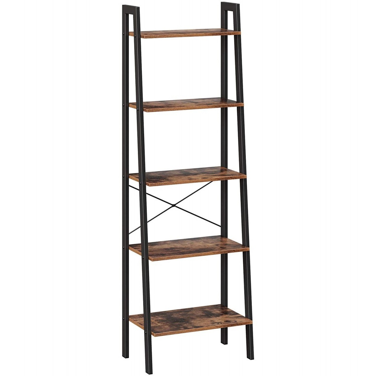 étagère 56x34x172cm rustique marron bois métal megamix.sk