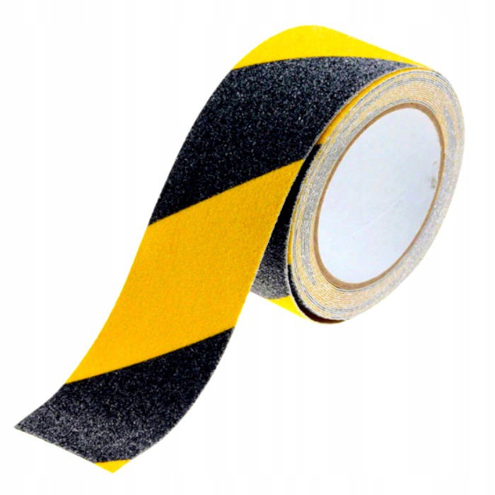Ruban antidérapant jaune-noir 50mm 5m megamix.sk