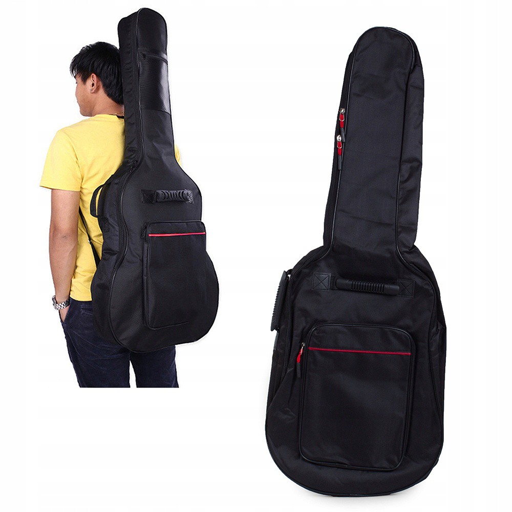 Housse de guitare en polyester 107x42x13cm noire megamix.sk