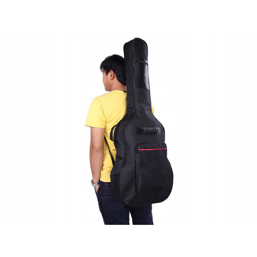 Housse de guitare en polyester 107x42x13cm noire megamix.sk