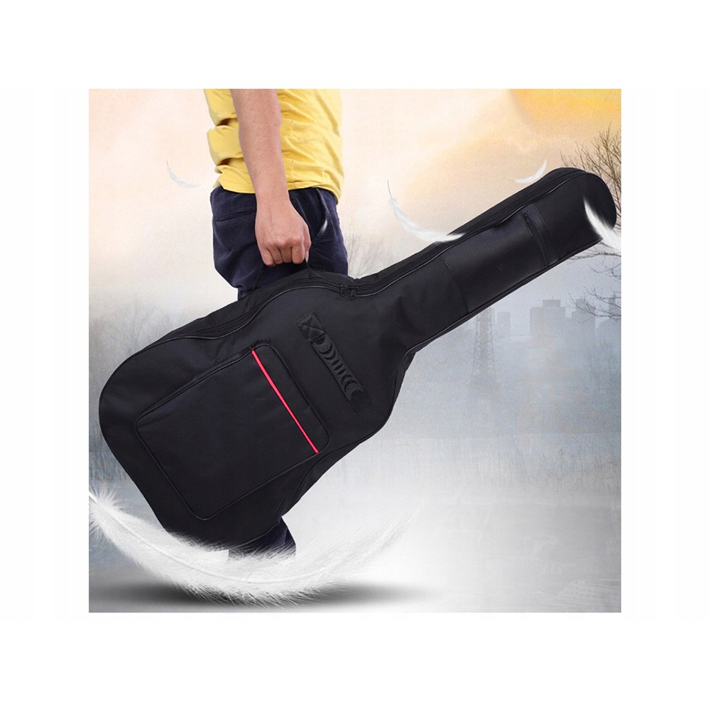 Housse de guitare en polyester 107x42x13cm noire megamix.sk