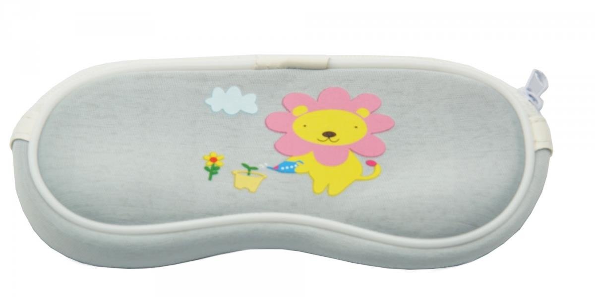 Étui à lunettes pour enfants gris avec lion SC-10B megamix.sk