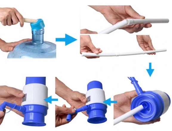 Pompe à eau manuelle universelle avec réduction 5l megamix.sk