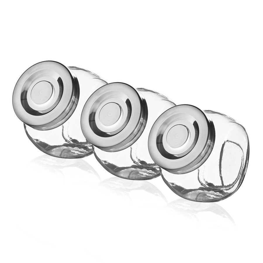 Ensemble de trois récipients en verre Tody 190 ml bocaux megamix.sk