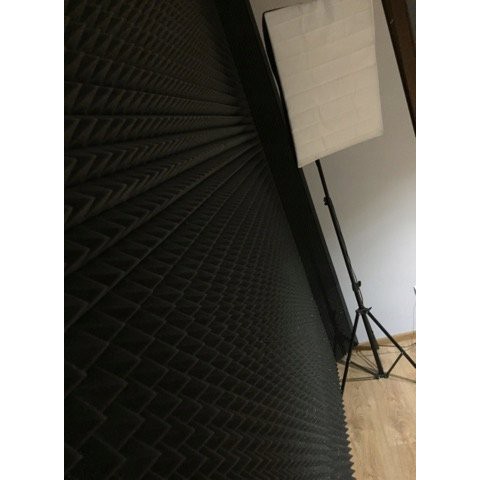 Mousse acoustique auto-adhésive VLNY éponge 2cm 200x100cm megamix