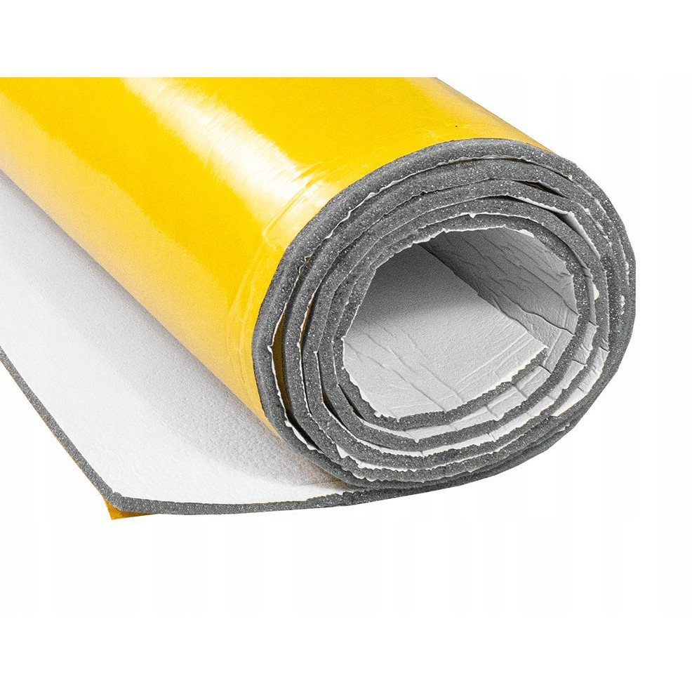Mousse autocollante 5mm film blanc pour insonorisation LT5 megamix