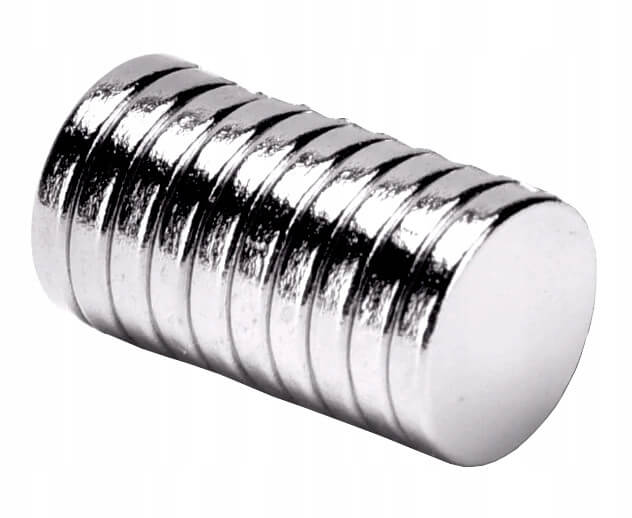 aimant néodyme puissant cylindrique 10x1mm 10pcs megamix.sk