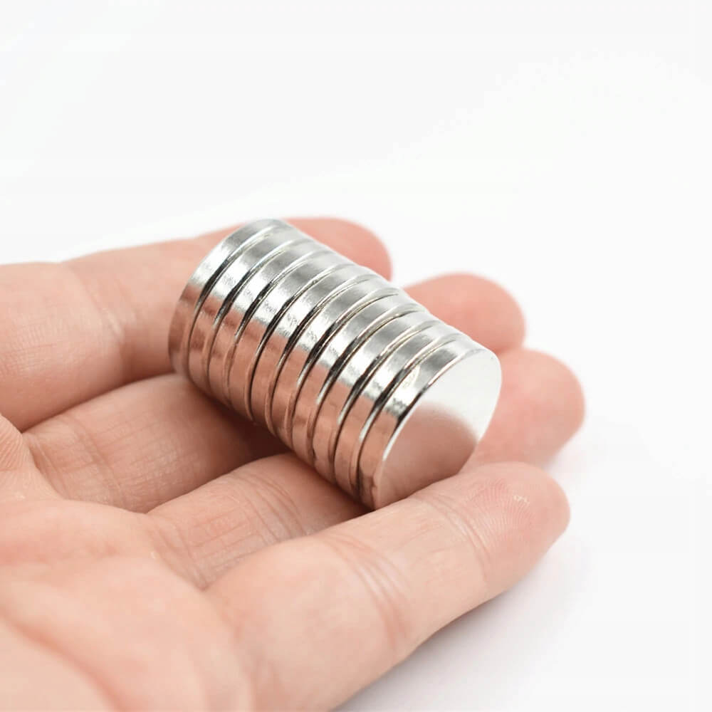 aimant néodyme puissant cylindrique 10x1mm 10pcs megamix.sk