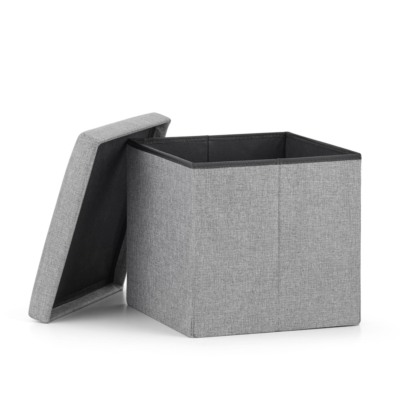 siège pliant avec espace de rangement L 36x38x38cm gris megamix.sk