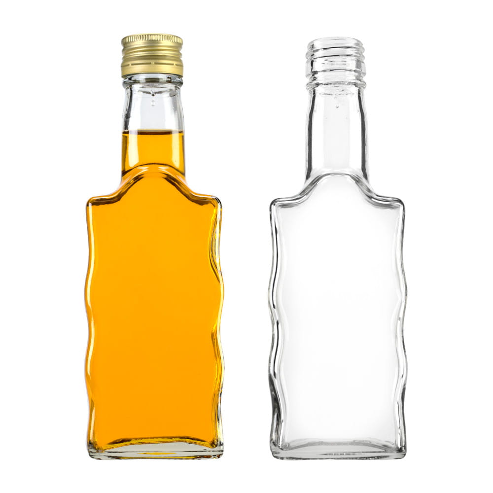 Bouteille en verre 200ml 18cm WAVE megamix.sk