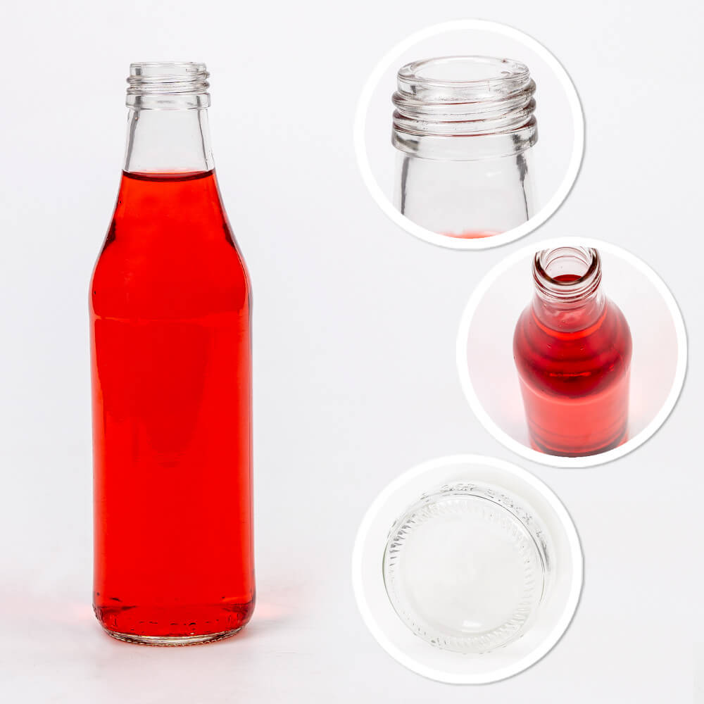 Bouteille en verre 250 ml 19 cm TINKLY megamix.sk