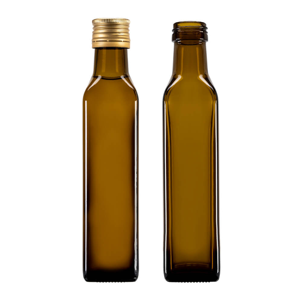Bouteille en verre 250ml 21cm MARASCA olive megamix.sk