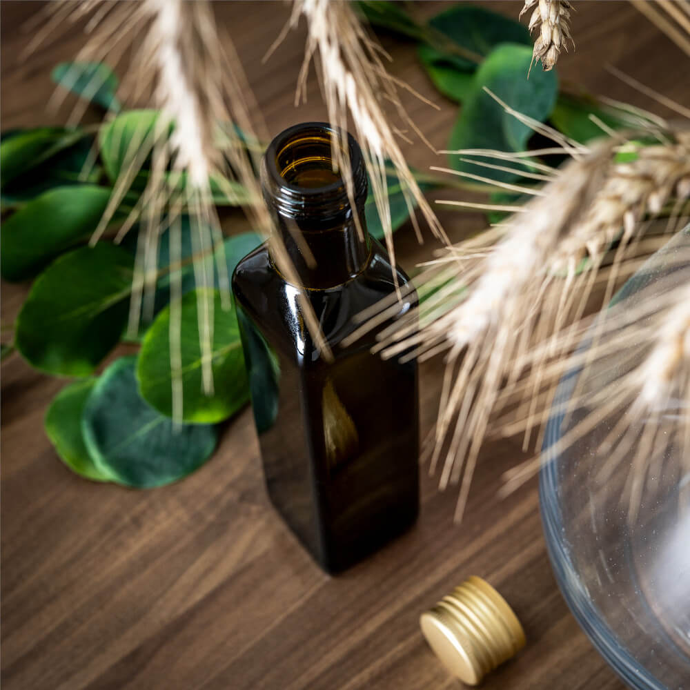 Bouteille en verre 250ml 21cm MARASCA olive megamix.sk
