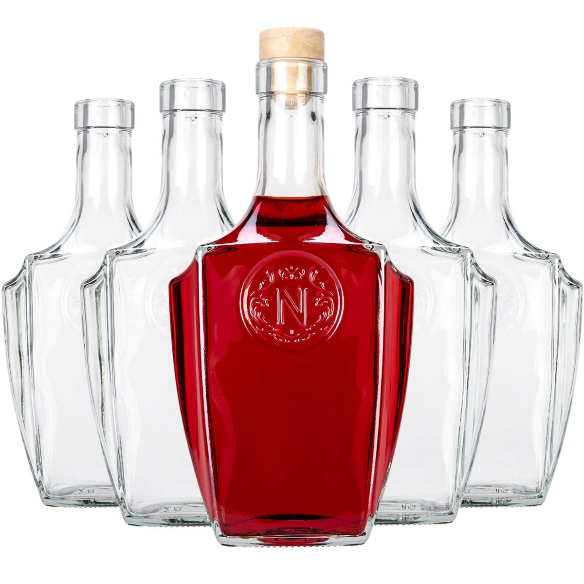 Bouteille en verre 500ml 20cm BONAPARTE megamix.sk