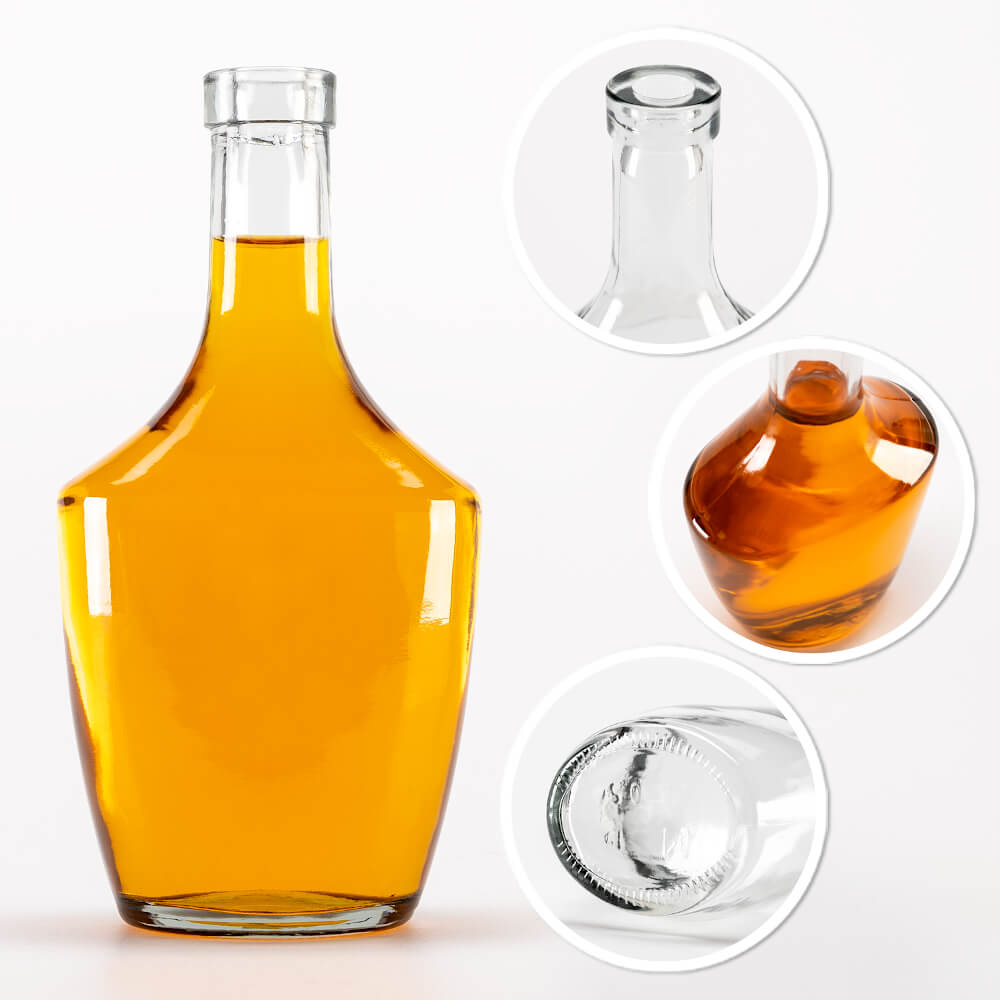 Bouteille en verre 500 ml 21 cm KONESER megamix.sk