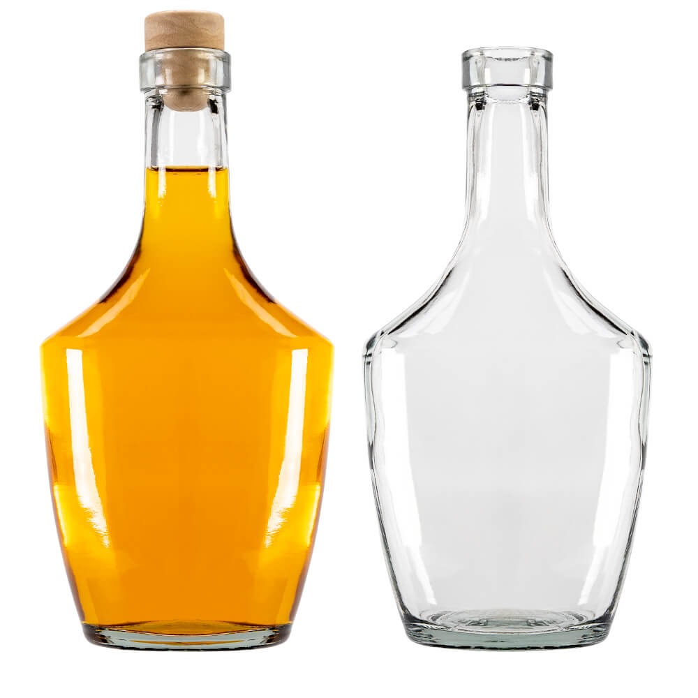 Bouteille en verre 500 ml 21 cm KONESER megamix.sk