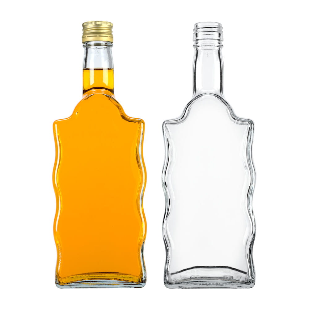 Bouteille en verre 500 ml 23 cm WAVE megamix.sk