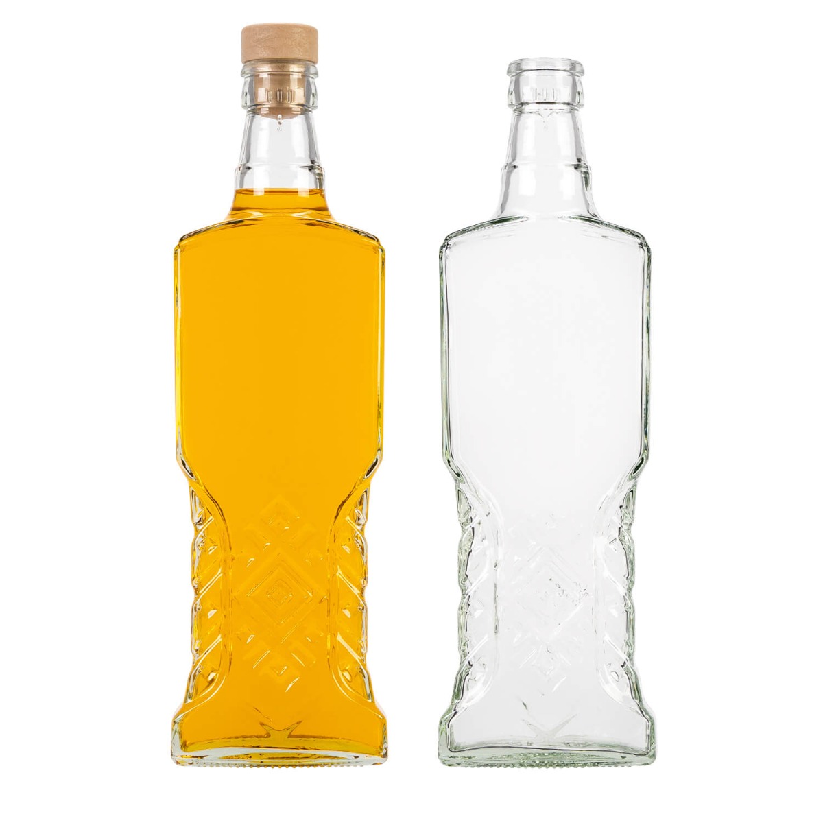 Bouteille en verre 500ml 25cm UKRAINKA megamix.sk