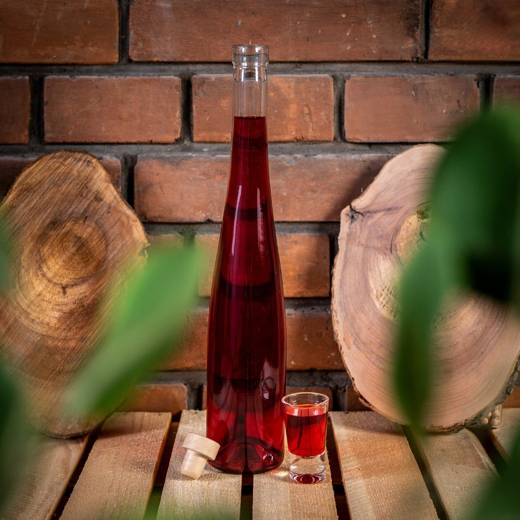 Bouteille en verre 500ml 35cm BELVEDERE megamix.sk