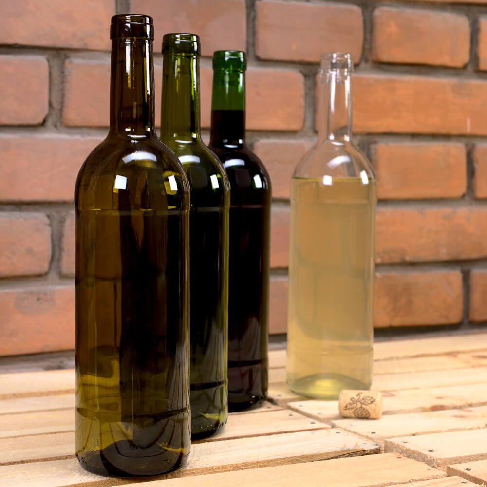 Bouteille en verre pour vin 750ml 29cm verte megamix.sk