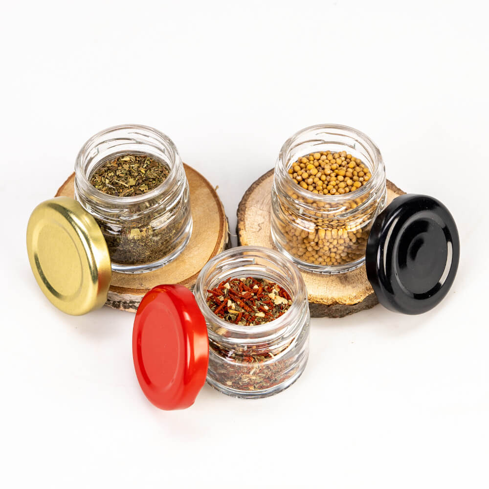Bocal en verre 30ml 4cm avec couvercle megamix.sk