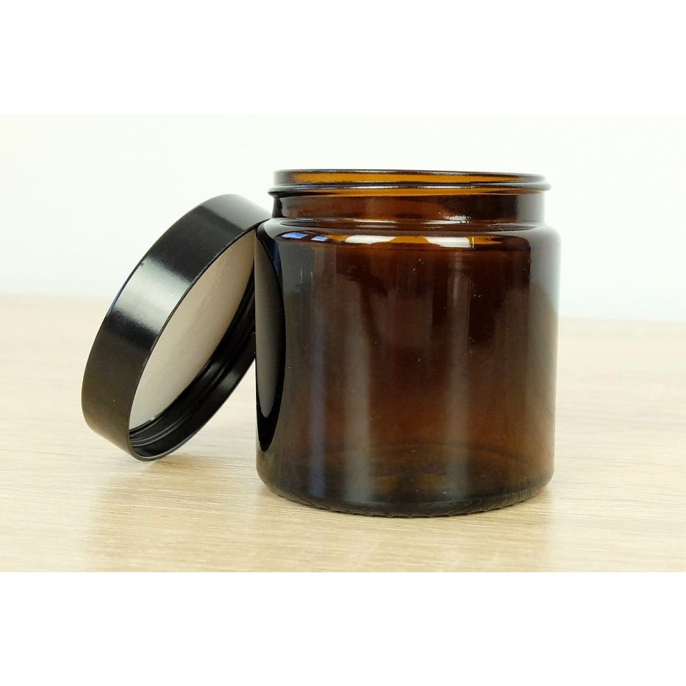 Récipient en verre brun 120 ml 63x62mm megamix.sk