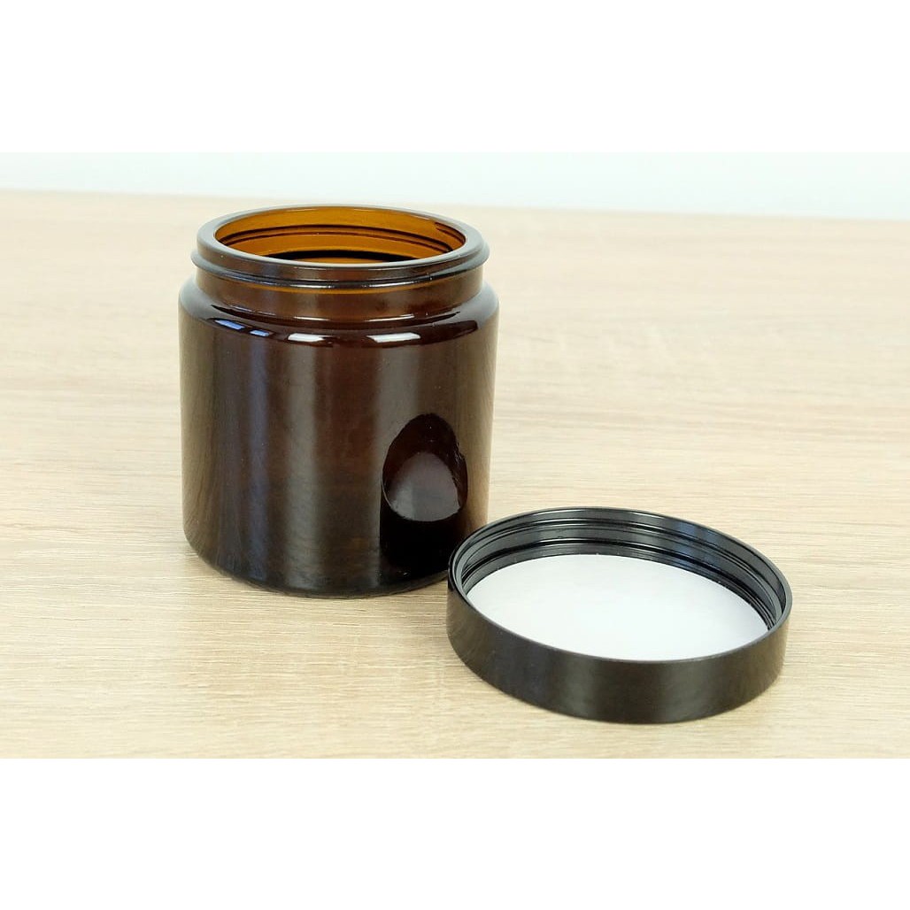 Récipient en verre brun 120 ml 63x62mm megamix.sk