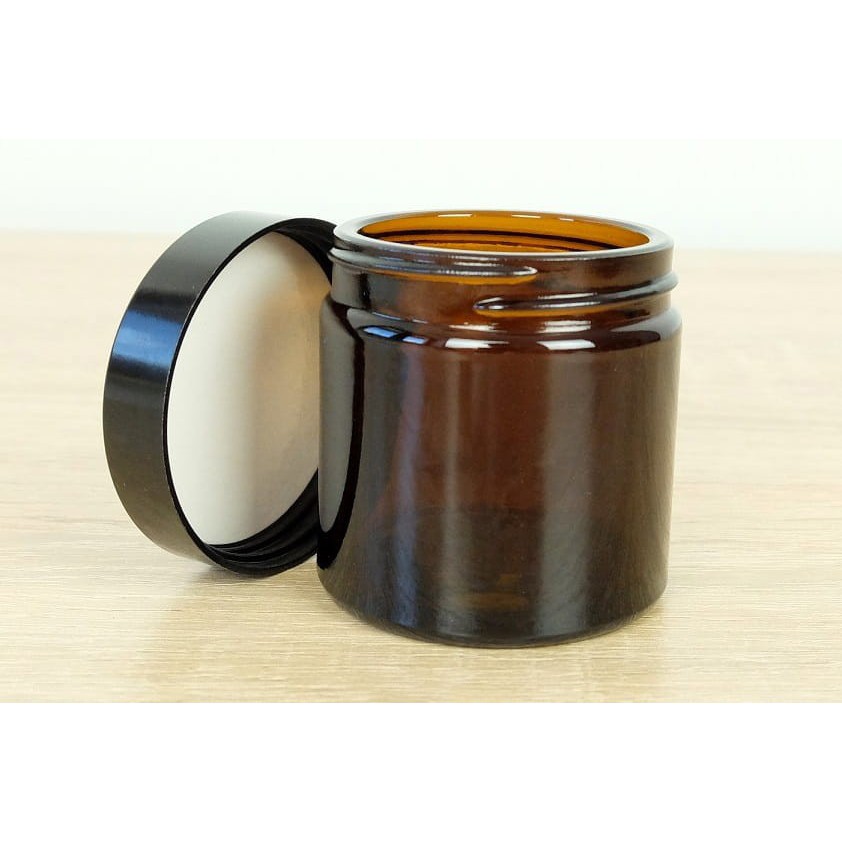 Récipient en verre marron 60 ml 53x52mm megamix.sk