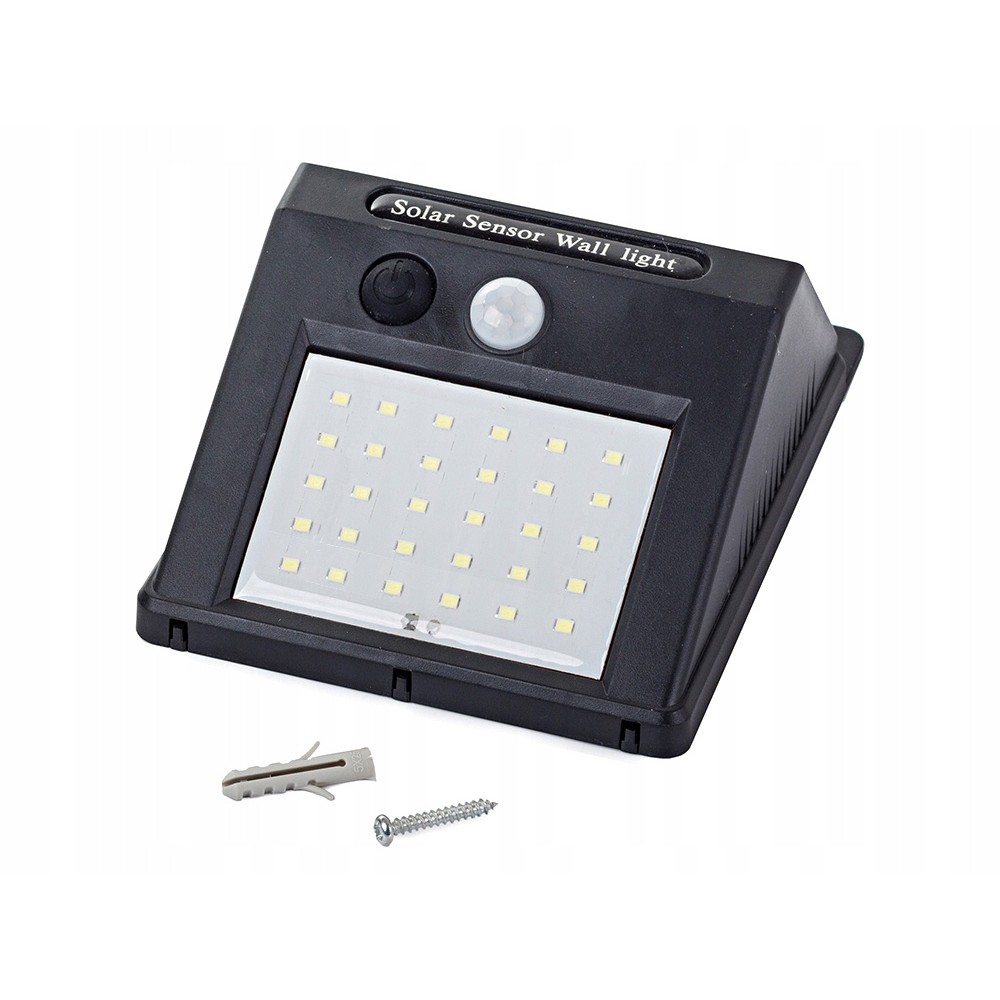 Lampe solaire 30 LED SMD avec détecteur de mouvement 12x9x5cm megamix.sk