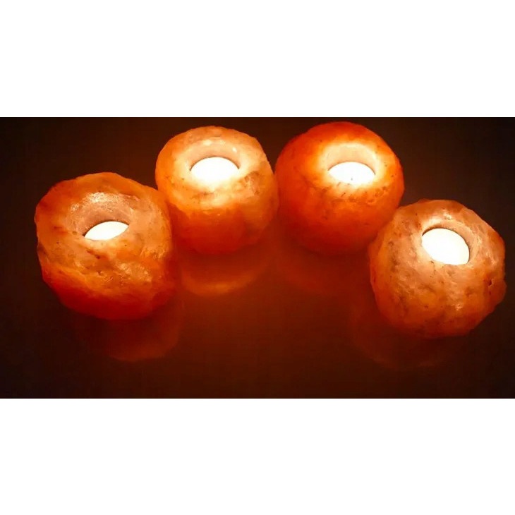 bougeoir en sel pour bougies chauffe-plat ioniseur de sel naturel de l'Himalaya megamix.sk