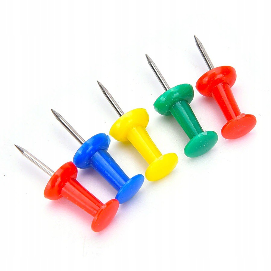 Épingles pour tableaux en liège 50pcs 2cm coloré megamix.sk