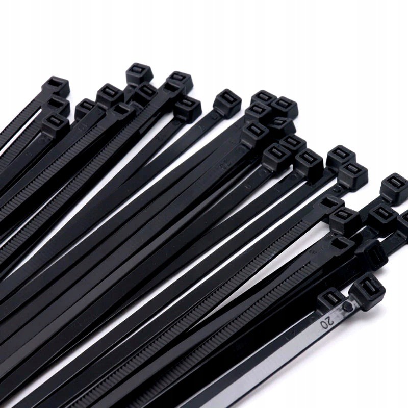 Sangles de serrage 200mm 100pcs fines 3.6mm megamix.sk
