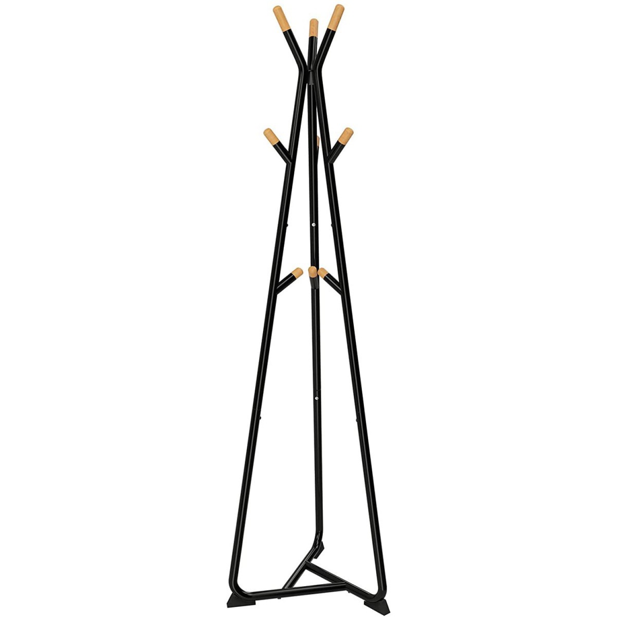 porte-manteau sur pied pour couloir 49x49x172cm hêtre métal megamix.sk