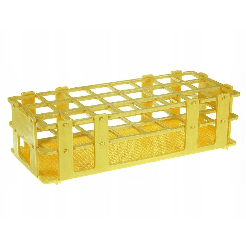 support pour tubes à essais 90 places fi 13 mm (6x15) jaune megamix.sk