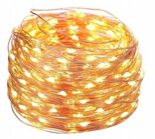 fil de lumière 100pcs LED à piles lumière blanche chaude megamix.sk