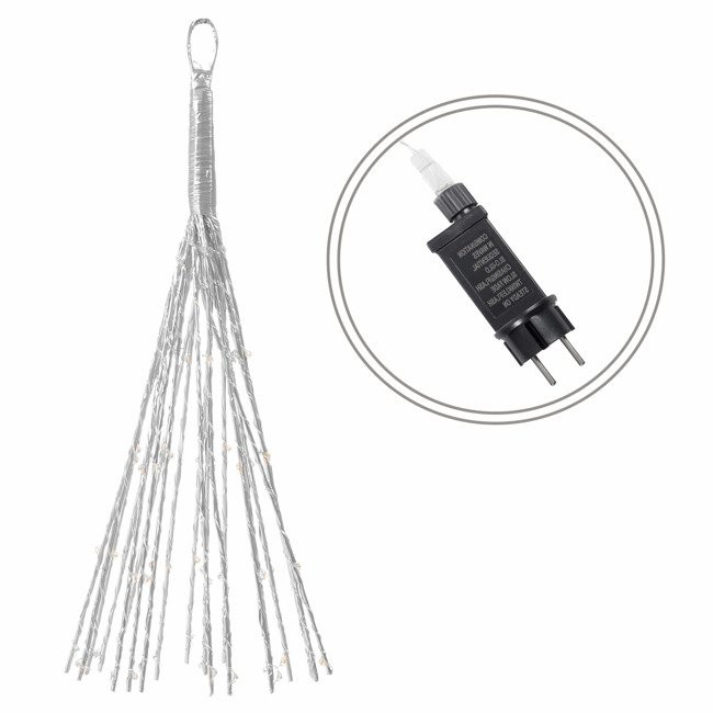 fil métallique lumineux 100 pcs LED étoile multicolore 8 fonctions megamix.sk