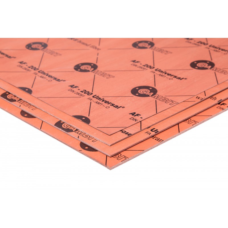 plaque d'étanchéité GAMBIT AF-200 - 1500x1500x1,0 mm megamix.sk