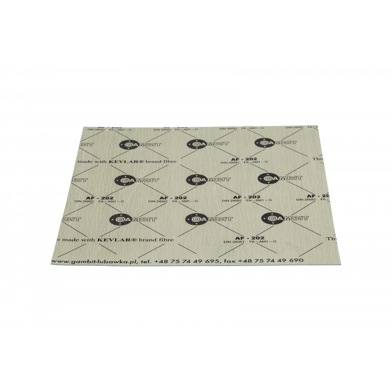 plaque d'étanchéité GAMBIT AF-202 - 1000x1000x1,5 mm megamix.sk