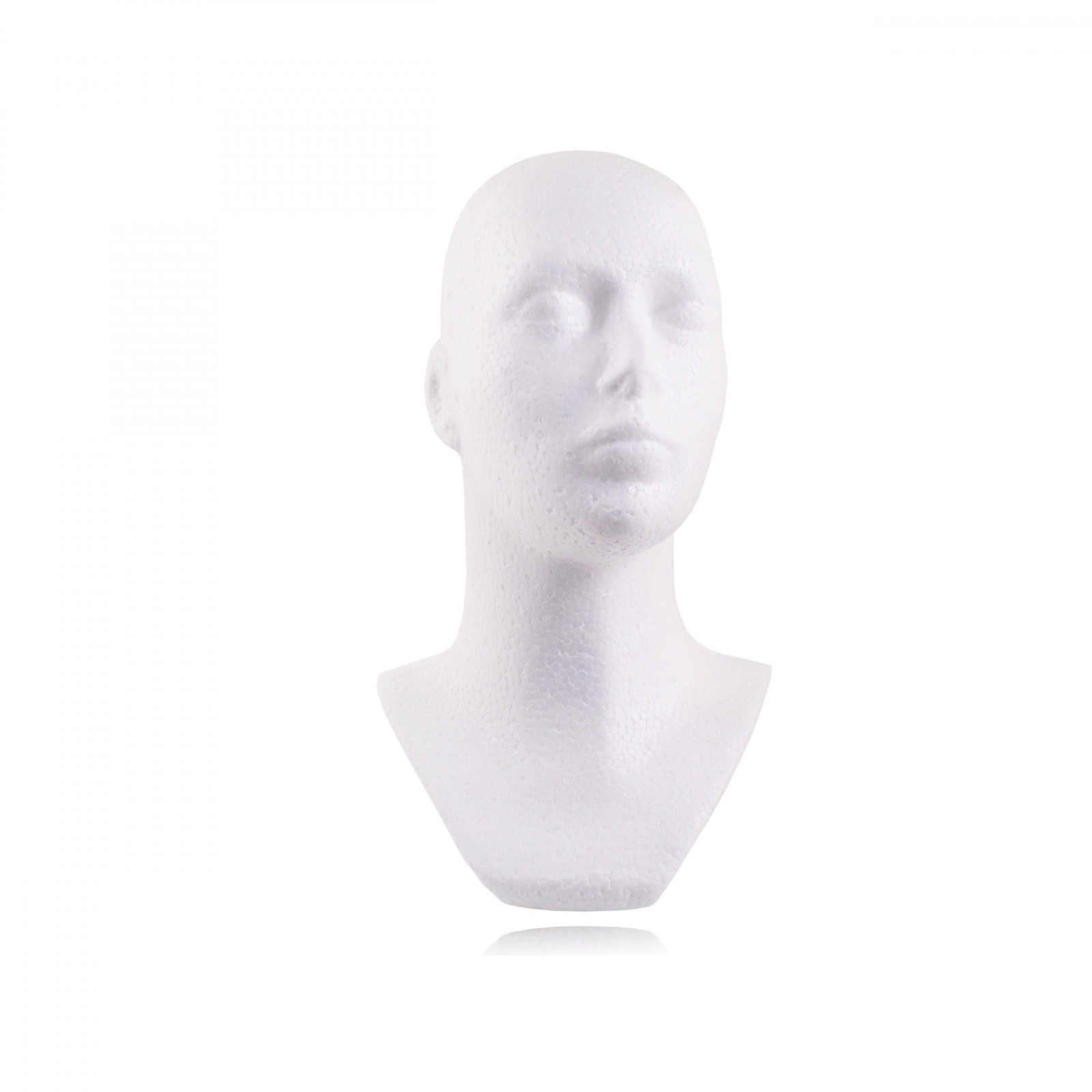 Tête universelle en polystyrène femme homme blanche megamix.sk